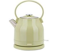 LIVOO Bouilloire rétro DOD202C 1,5 L 1850–2200W acier inox 360° résistance cachée Matcha