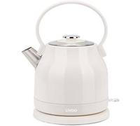 Bouilloire rétro 1,5L Livoo DOD202C - 1850-2200W, rotation 360° - acier inoxydable, résistance cachée