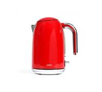 Bouilloire rétro 1,7 L - DOD180R - ROOUGE - Puissance de 2200 W - Filtre anticalcaire amovible - Socle pivotant 360°