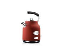 Bouilloire Retro - Avec filtre anti-calcaire - 1,7 Litre - Rouge