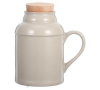 Bouilloire Rétro en Céramique 460ml, Beige, Style Vintage
