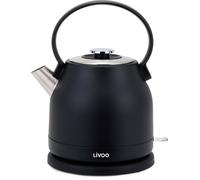 Bouilloire rétro - LIVOO - DOD202N - 2200 W - 1,5 L - Socle 360° - Noir