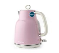 Bouilloire rétro Salter 1,7 L, 3 kW, rose-crème