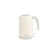 Bouilloire Salter Retro Crème 1,7L - Bouilloire 2,2 Kw, Base à 360°, Filtre Anti-Calcaire Amovible, Sans Fil, Fenêtre de Niveau d'Eau, Voyant Bleu, Capteur Anti-Ébullition & Arrêt Automatique, Crème