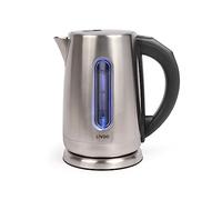 Livoo - Bouilloire à température variable 1,7 L - 2200W, acier inoxydable, temperature réglable, filtre anticalcaire amovible, couleurs changeantes, affichage LED
