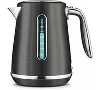 Sage Bouilloire sans fil The Soft Top Luxe silencieuse ébullition rapide 1,7 L Acier inoxydable noir