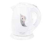 Bouilloire sans fil Adler 850W 1L blanc AD 08 w