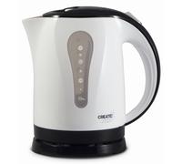 Bouilloire sans fil Kalorik blanche et noire 1,8 L 2200 W