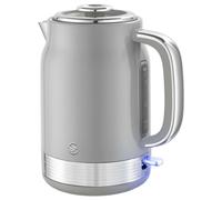 Bouilloire Sans Fil Rétro 1,7L, Grise - SK19025GRY