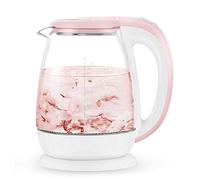 Bouilloire santé, théière automatique en verre épais, base chauffante acier inoxydable