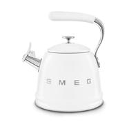 Bouilloire sifflante 2,3L style "Années 50" Blanc