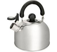 alpina Bouilloire - 1,8 L - Acier Inoxydable - Induction et Gaz - avec Flûte - Ø 19CM - Argent