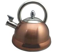 Bouilloire sifflante - BAUMALU - 3 L - Cuivre - Inox - Esthétique rétro