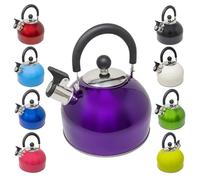 Bouilloire sifflante en acier inoxydable léger, 2,5 L