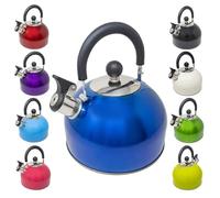 Bouilloire sifflante en acier inoxydable léger, 2,5 L