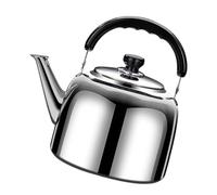 Bouilloire sifflante en acier inoxydable pour cuisinière, bouilloire à eau, bouilloire de camping avec poignée confortable