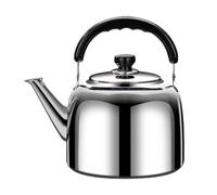 Bouilloire sifflante en acier inoxydable pour cuisinière, bouilloire à eau, bouilloire de camping avec poignée confortable