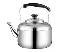 Bouilloire sifflante multifonction pour induction gaz et chauffage radiant avec sifflet fort et design facile à verser (28 cm)