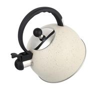 Bouilloire Sifflante pour Eau Chaude en Acier Inoxydable 2,5 L | Anse Anti Brûlure, Préparation du Café Thé, Service Familial à Domicile, Adaptée aux Boissons Chaudes