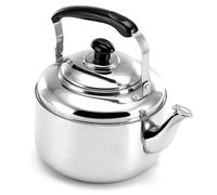 Bouilloire sifflante rétro 304 - Capacité 3-5L, poignée ergonomique, bec à déclenchement auto & compatible avec 4 types de cuisinières(5L)