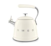 Bouilloire sifflante SMEG Crème WKF01CR