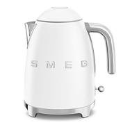 Bouilloire SMEG - Design Années 50 - Blanc Mat - 1,7L - 2400W - Anti-calcaire