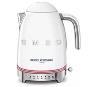 Smeg Bouilloire KLF04IDFEU Ines de la Fressange — Température variable 1,7 L 2400W Blanc