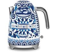 Smeg Édition limitée D&G bouilloire KLF03 1,7l blu mediterraneo PxHxP 22,6x24,8x17,1cm