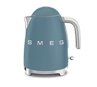 Smeg, Bouilloire Électrique KLF03SBMEU 1,7 L, Filtre Anticalcaire Lavable, Arrêt Automatique de Sécurité, Indicateur de Niveau d'Eau, Base Antidérapante, Range Cordon, Puissance 2400W, Storm Blue