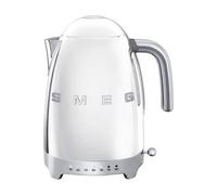 Smeg Bouilloire Années 50 KLF04SSEU – Température réglable 2400 W 1,7 L Sans fil Chromé