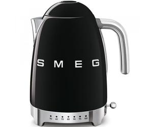 Bouilloire Smeg style années 50 noire klf04bleu