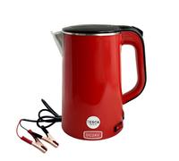 Bouilloire solaire 12v dc grande capacité 1.8L avec clip de batterie pour la cuisson-
