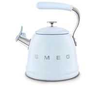 Bouilloire SMEG Sifflante 2.3L Bleu Pastel