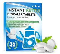 Bouilloire Tablettes Détartrantes,À Effet Rapide Détartrantes, Elimine le Calcaire et Accumulations, Multi-Usage Détartrant Pour Bouilloire pour Bouilloires, Machines à Café, Pommes de Douche