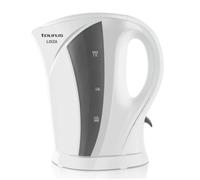 Bouilloire TAURUS Loiza 1,7L 2200W - Blanc/Gris - Verseuse graduée sans fil