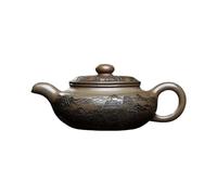 Bouilloire Théière Antique Chinoise Rétro Sculptée En Forme De Paysage, Service À Thé For Cérémonie Du Infuseur À Thé