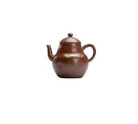 Bouilloire Théière japonaise en poterie brute de 150ml, Pot filtrant fait à la main avec trou boule, bouilloire chinoise filtre, ornements service thé Infuseur À Thé(C 10.2X8.8CM 150ML)