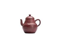 Bouilloire Théière japonaise en poterie brute de 150ml, Pot filtrant fait à la main avec trou boule, bouilloire chinoise filtre, ornements service thé Infuseur À Thé(A 10.2X8.8CM 150ML)