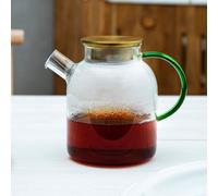 Bouilloire Théière Pichet de thé Bouilloire Kubbe avec infuseur Café et thé - Appareil combiné cafetière 1,8 L HOMLA