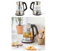 Bouilloire théière SANS FIL automatique en verre 1,7 L 2200 W Arrêt automatique