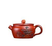 Bouilloire Théières en argile violette faites à la main de 130ml, Pot fait à la main, bouilloire à boue de minerai brut avec filtre, service à thé Zisha chinois Petite théière