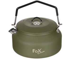 Bouilloire touristique Fox Outdoor Stainless Stee 1 L MFH - Olive