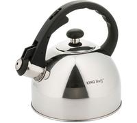 Bouilloire traditionnelle - Kinghoff - KH-3224 - Acier inoxydable - 1,0L - Sifflet intégré