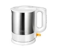 Bouilloire Unold 18010 1.5L 2200W Blanc, Corps Acier Inoxydable/Plastique, Base 360°, Sécurité Chauffe à Sec, Filtre Anti-calcaire, 220-240V, Certification CE/LFBG/ROHS/REACH.