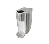 Bouilloire Unold Ava 2.5L 2600W Argent/Blanc, Corps Inox/Plastique, Thermostat 6 positions, Sécurité Surchauffe, Indicateur Niveau d'eau, 220-240V, 50-60Hz