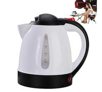 Bouilloire USB pour eau bouillante,bouilloire 12 V,Réservoir intérieur en acier inoxydable, bouilloire électrique de voyage pour voiture 1L | Bouteille de chauffe-eau à mise hors tension automatique 1