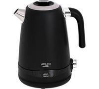 Adler Bouilloire AD 1295b SS noir satiné 1,7L avec écran LCD et régulation de température