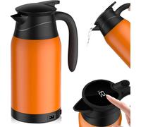 Bouilloire Voiture, 1000ml Bouilloire 12v, Bouilloire Électrique Pour Voiture, Acier Inoxydable Portatif Bouilloire Allume Cigare, Pour Chauffer Leau, Le Café, Le Lait, Le Thé