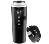 Bouilloire voiture 12V-24V 500ml, Bouilloire électrique de voyage en inox avec allume-cigare 12V pour eau chaude, café, thé, voiture, camion, camping