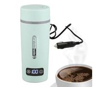 Bouilloire Voiture 12V,Gourde Isotherme Portative pour Eau Bouillante | Chauffe-Eau de Voyage - pour les road trips, le camping, SUV, camping-cars, camions, minivans, pick-ups, voitures